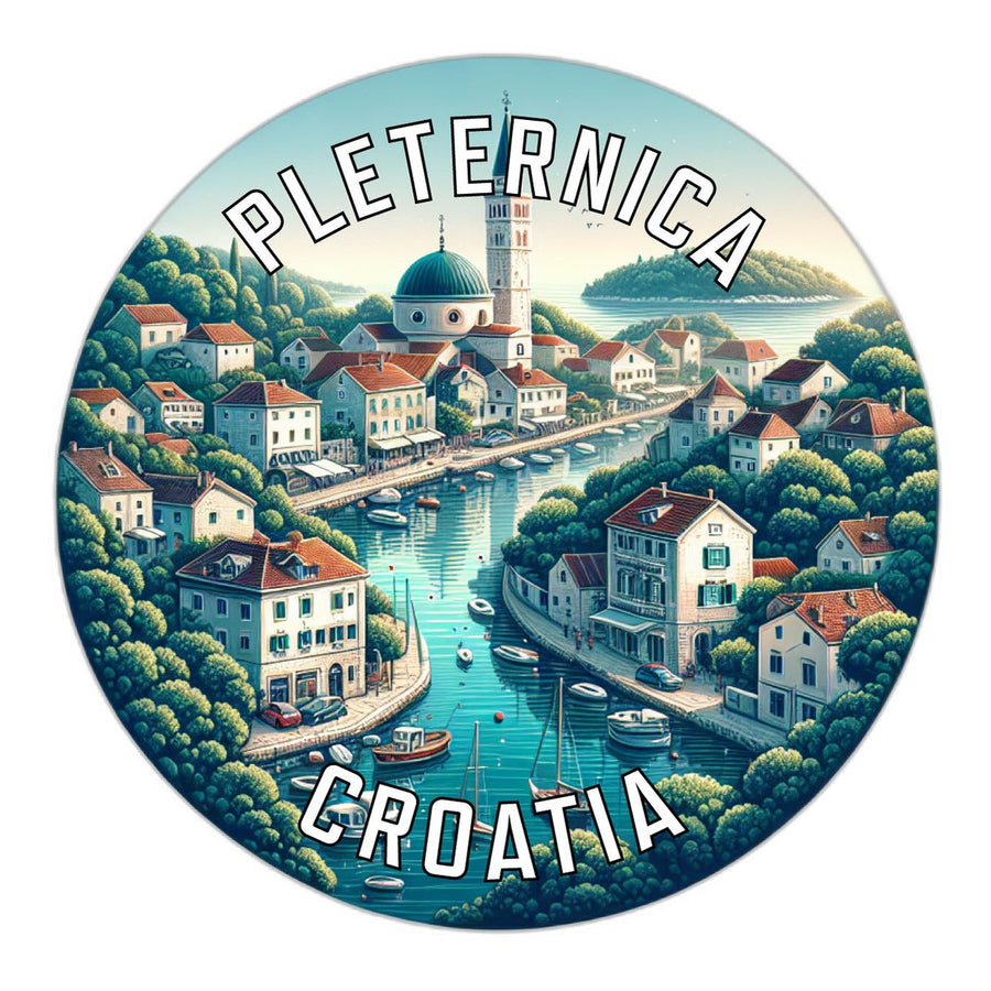 Pleternica Croatia Souvenir Die Cut Flat Magnet Image 1