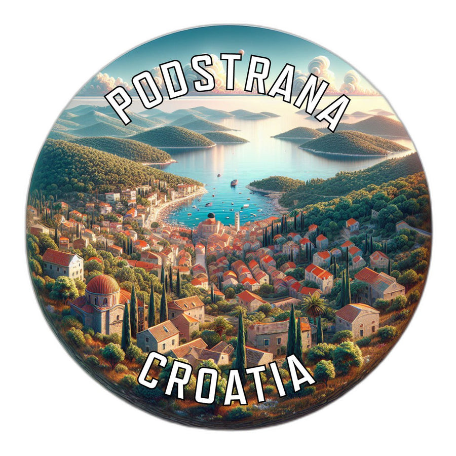 Podstrana Croatia Souvenir Die Cut Flat Magnet Image 1