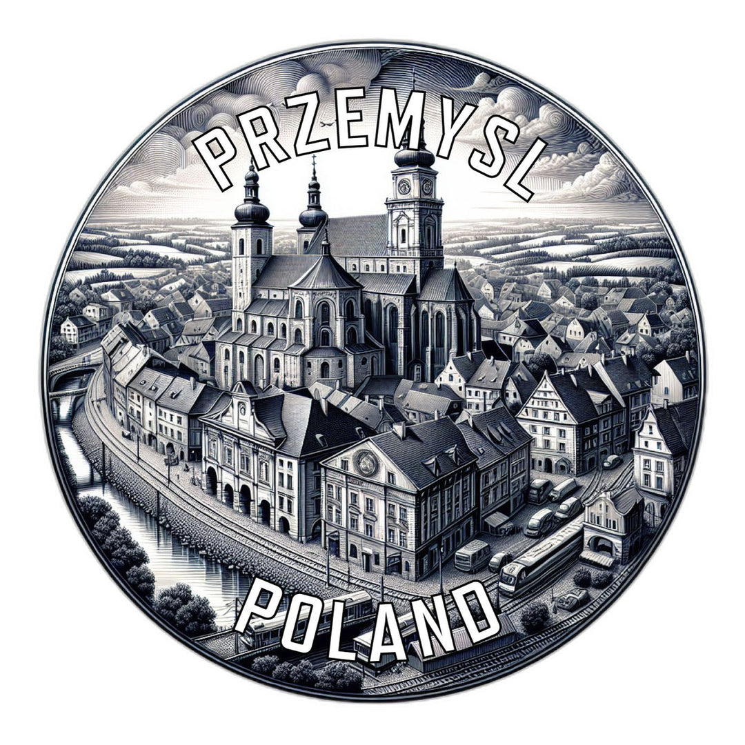 Przemysl Poland Souvenir Die Cut Flat Magnet Image 1