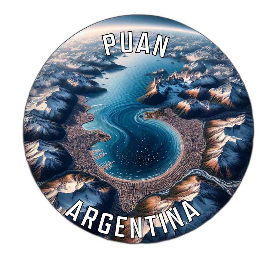 Puan Argentina Souvenir Die Cut Flat Magnet Image 1