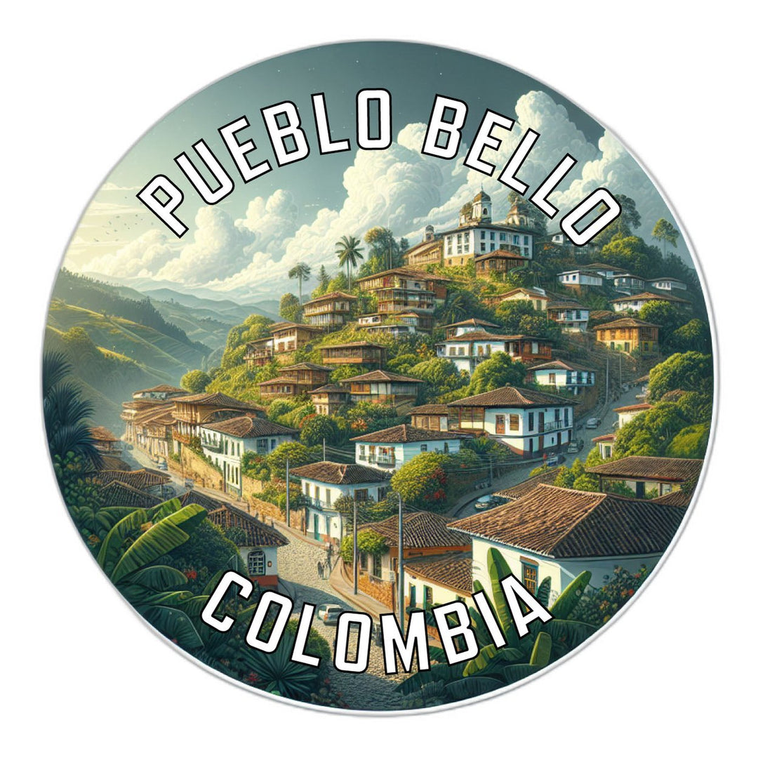 Pueblo Bello Colombia Souvenir Die Cut Flat Magnet Image 1