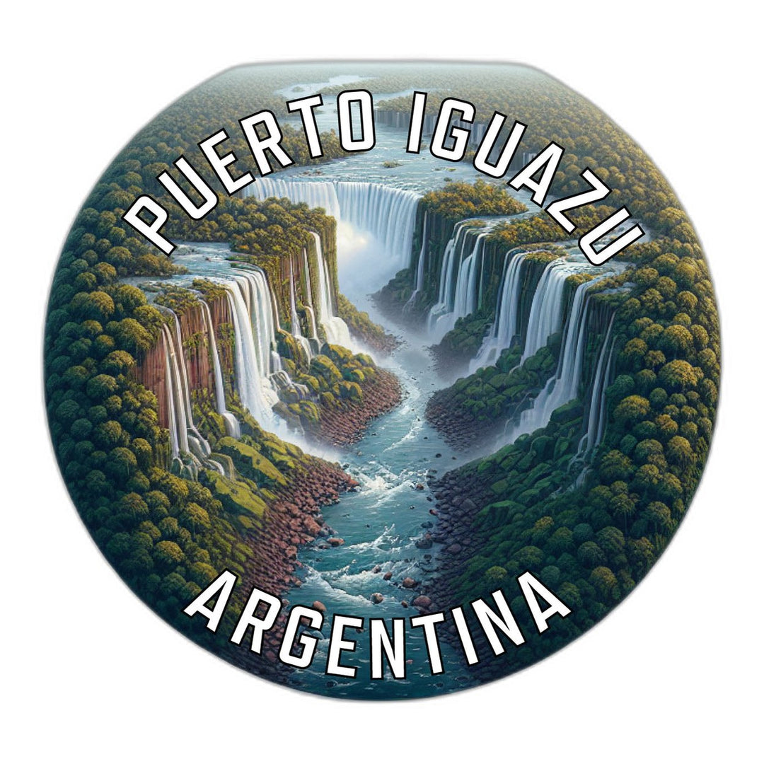 Puerto Iguazu Argentina Souvenir Die Cut Flat Magnet Image 1