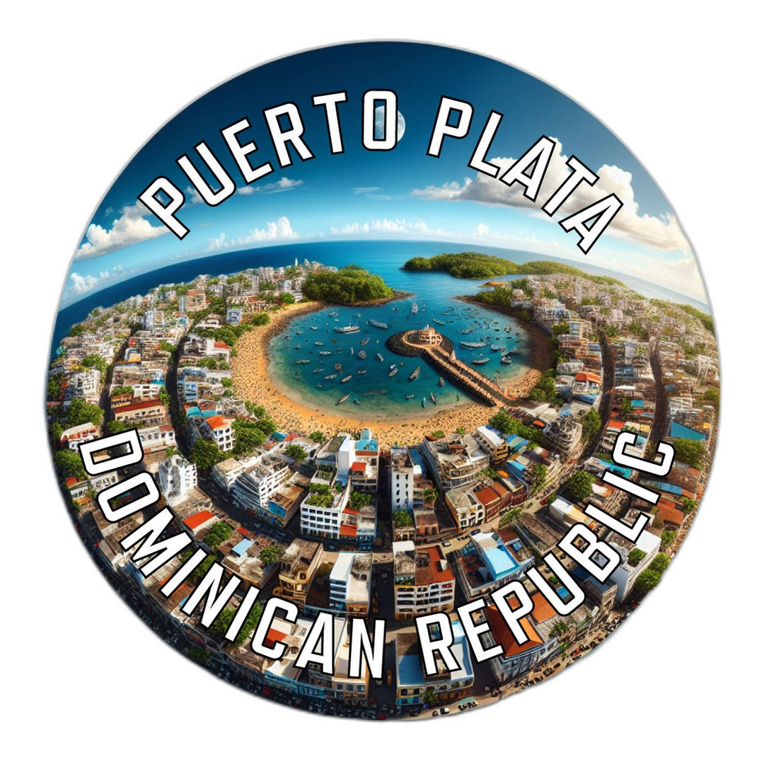 Puerto Plata Dominican Republic Souvenir Die Cut Flat Magnet Image 1