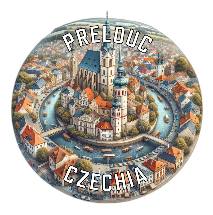 Prelouc Czechia Souvenir Die Cut Flat Magnet Image 1