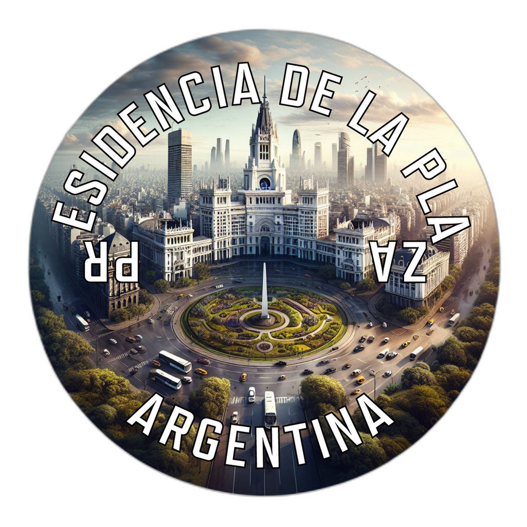 Presidencia de la Plaza Argentina Souvenir Die Cut Flat Magnet Image 1