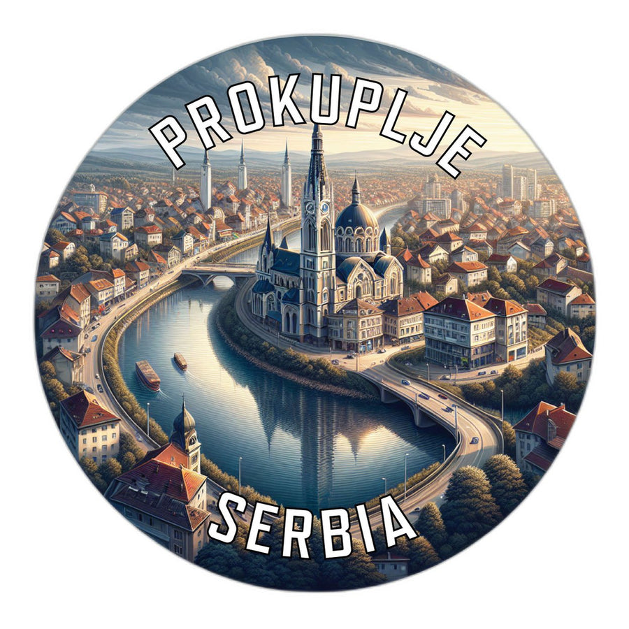 Prokuplje Serbia Souvenir Die Cut Flat Magnet Image 1