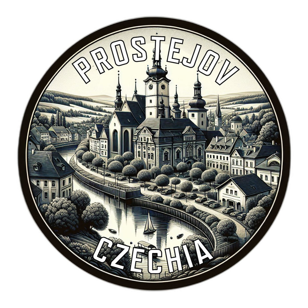 Prostejov Czechia Souvenir Die Cut Flat Magnet Image 1