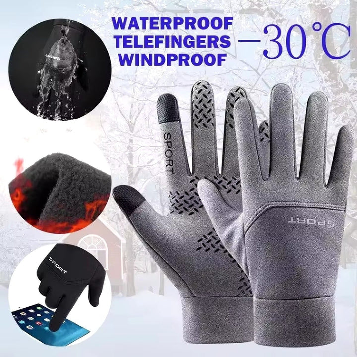 Winter Biker Gloves For Men Women Motorcycle Touchscreen Image 1