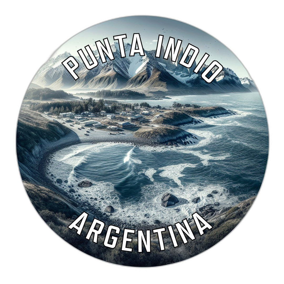 Punta Indio Argentina Souvenir Die Cut Flat Magnet Image 1