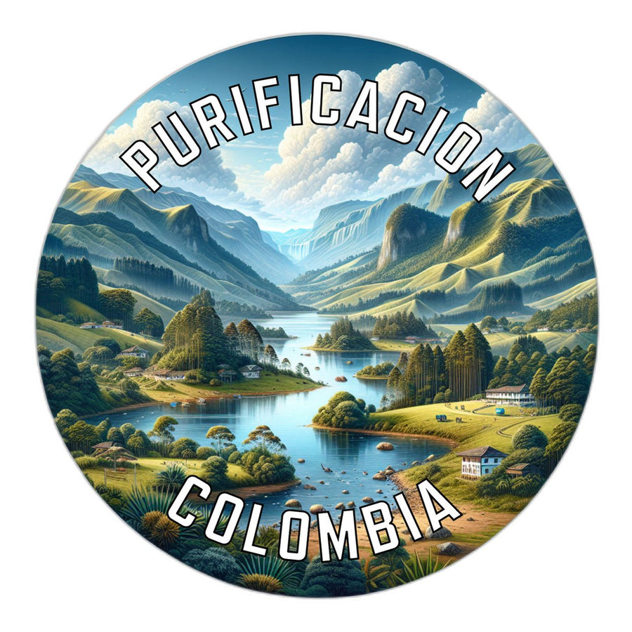 Purificacion Colombia Souvenir Die Cut Flat Magnet Image 1