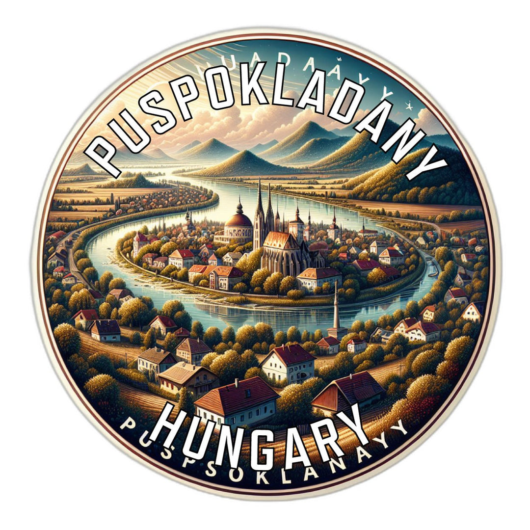 Puspokladany Hungary Souvenir Die Cut Flat Magnet Image 1