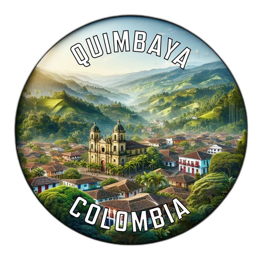 Quimbaya Colombia Souvenir Die Cut Flat Magnet Image 1