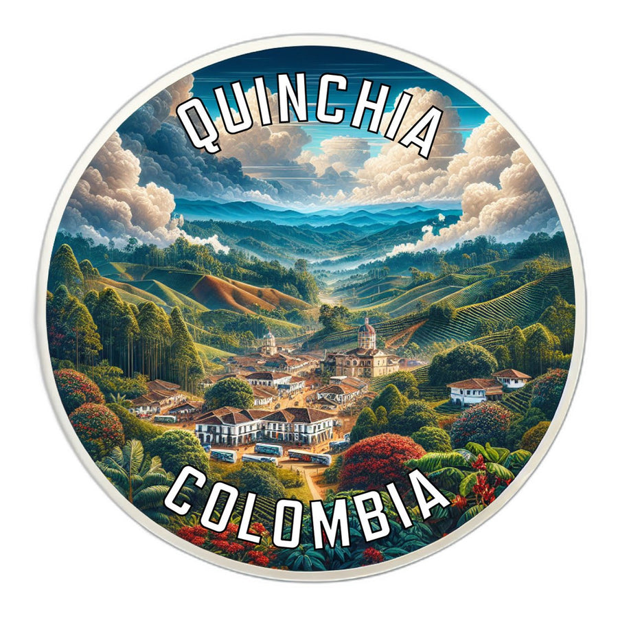 Quinchia Colombia Souvenir Die Cut Flat Magnet Image 1