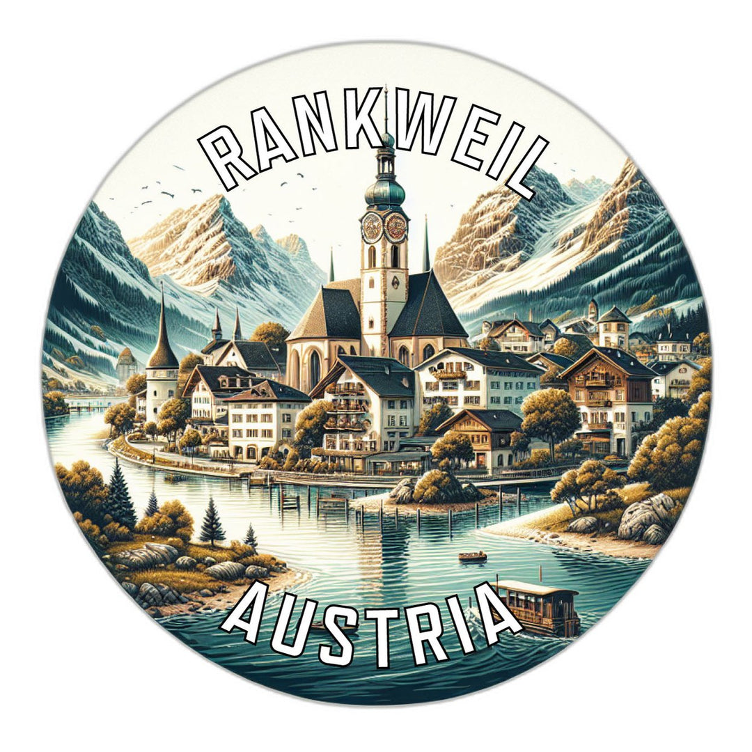 Rankweil Austria Souvenir Die Cut Flat Magnet Image 1