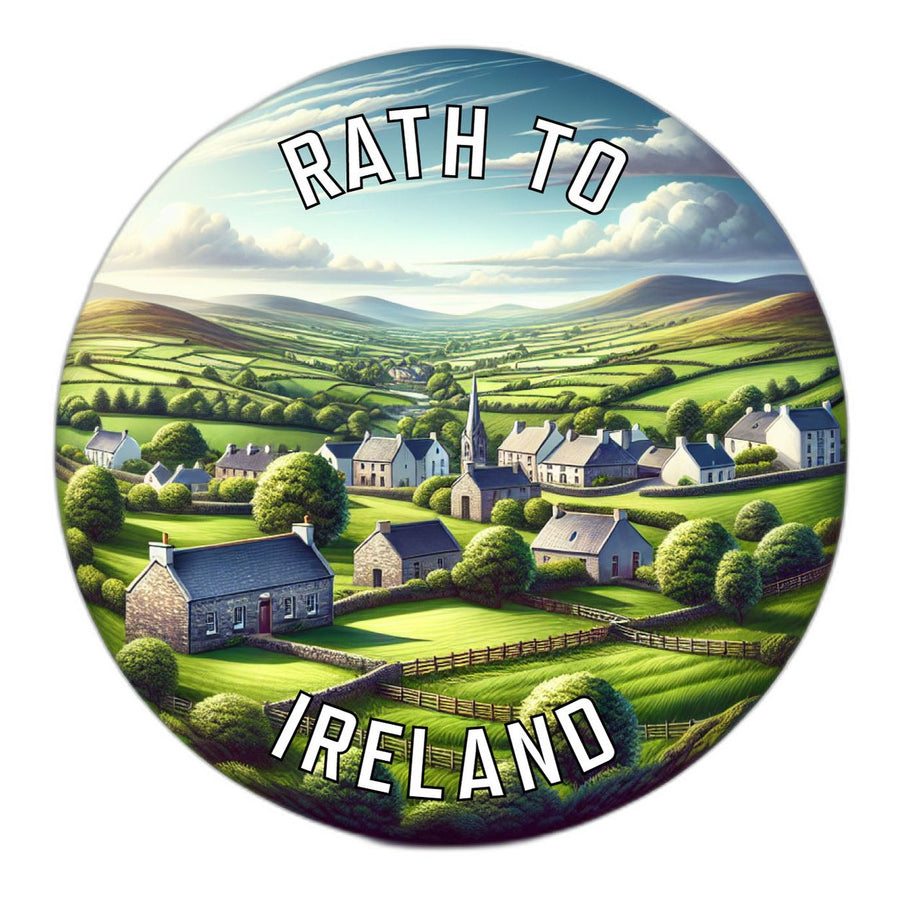 Rath To Ireland Souvenir Die Cut Flat Magnet Image 1