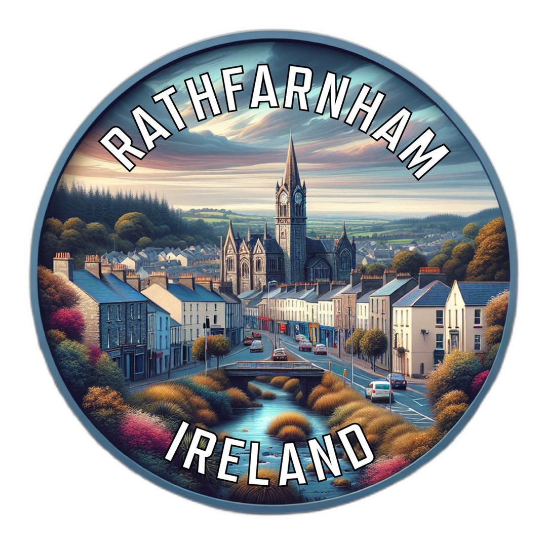 Rathfarnham Ireland Souvenir Die Cut Flat Magnet Image 1