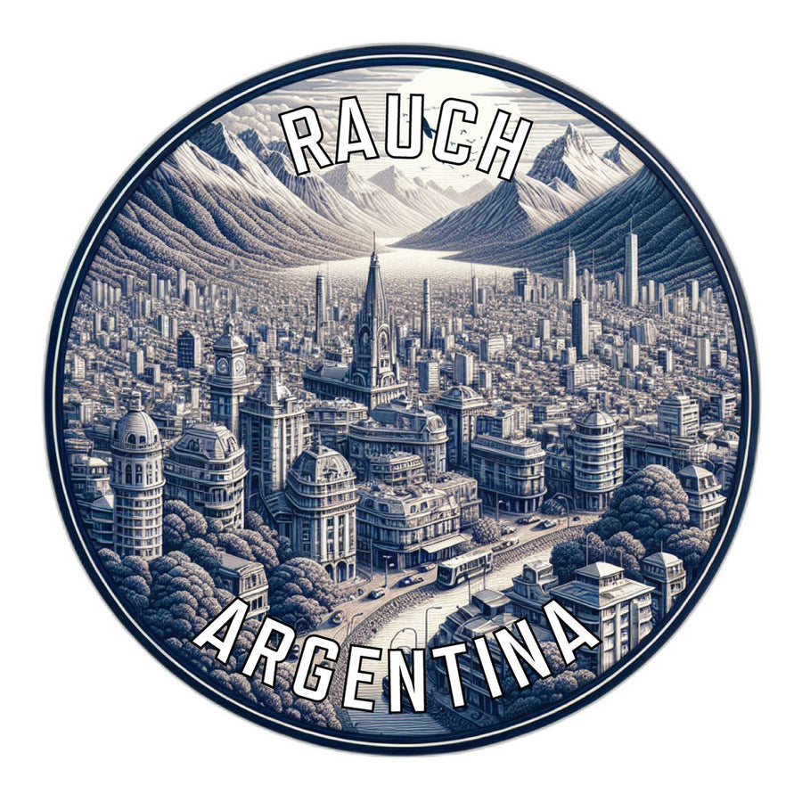 Rauch Argentina Souvenir Die Cut Flat Magnet Image 1