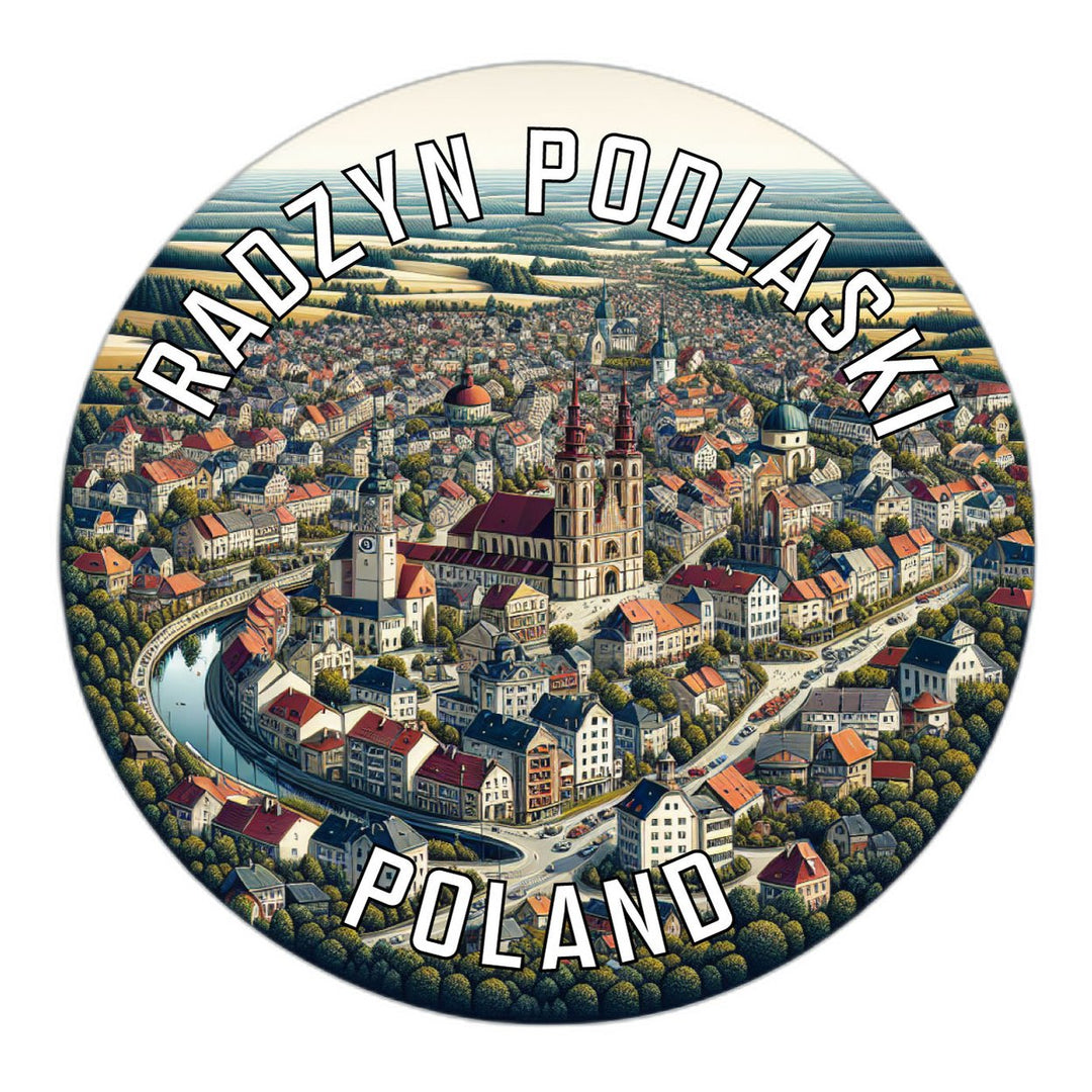 Radzyn Podlaski Poland Souvenir Die Cut Flat Magnet Image 1