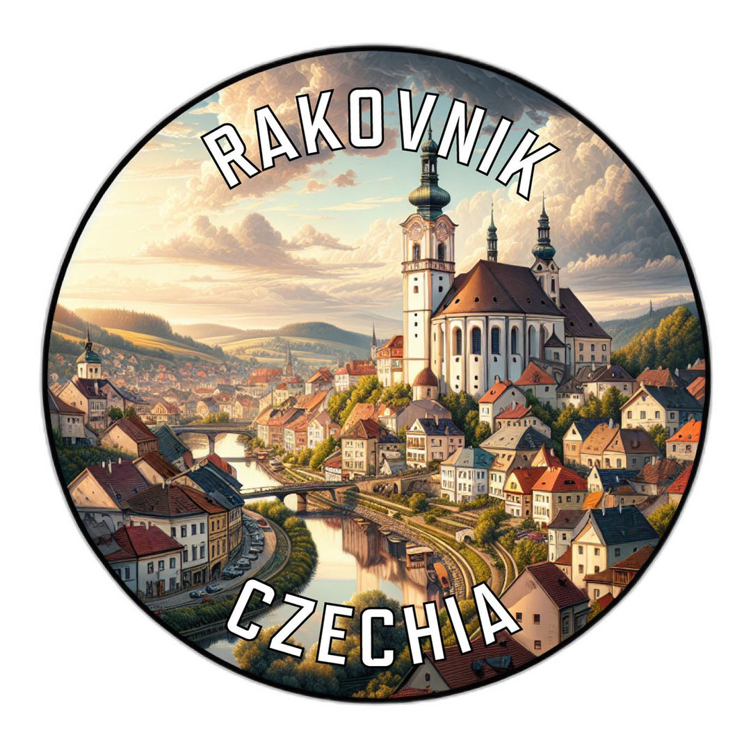 Rakovnik Czechia Souvenir Die Cut Flat Magnet Image 1