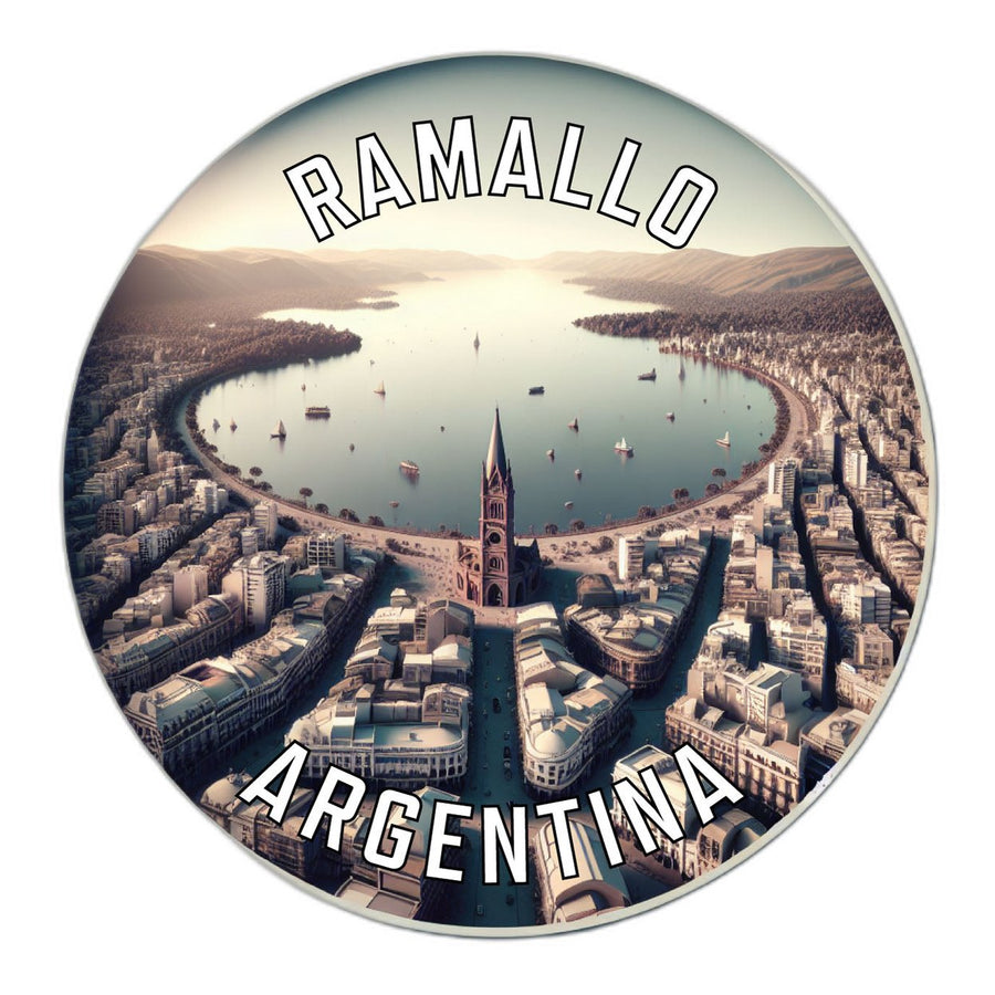 Ramallo Argentina Souvenir Die Cut Flat Magnet Image 1