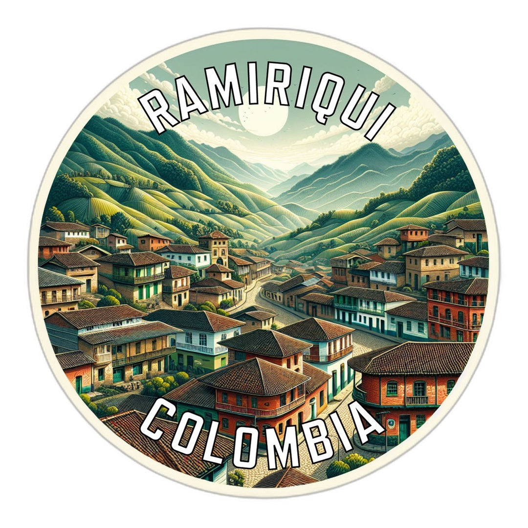 Ramiriqui Colombia Souvenir Die Cut Flat Magnet Image 1