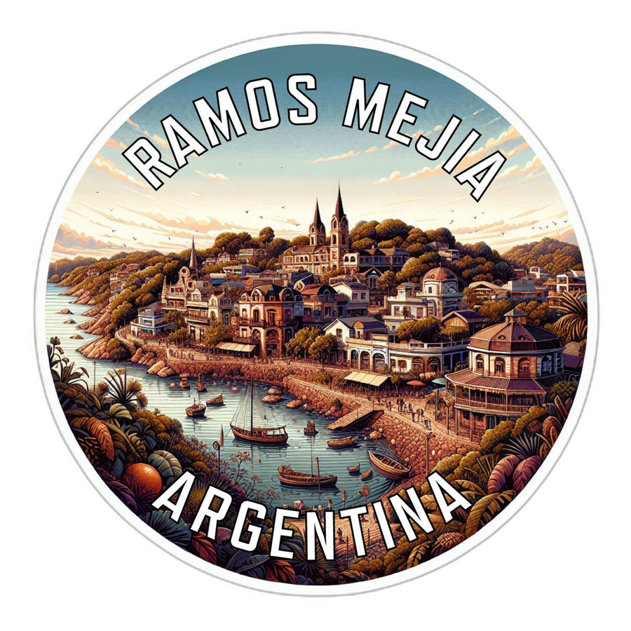 Ramos Mejia Argentina Souvenir Die Cut Flat Magnet Image 1