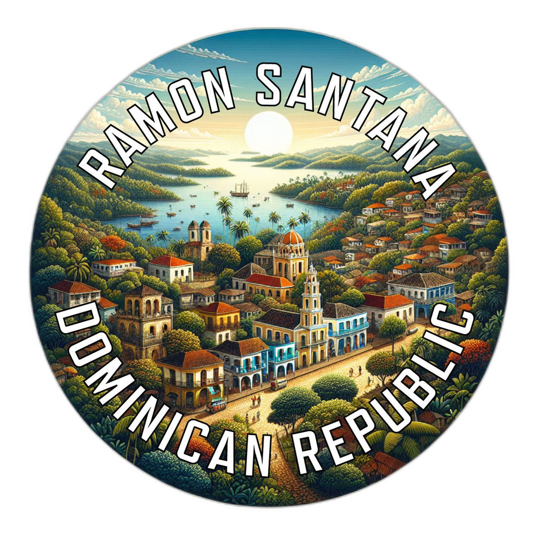 Ramon Santana Dominican Republic Souvenir Die Cut Flat Magnet Image 1