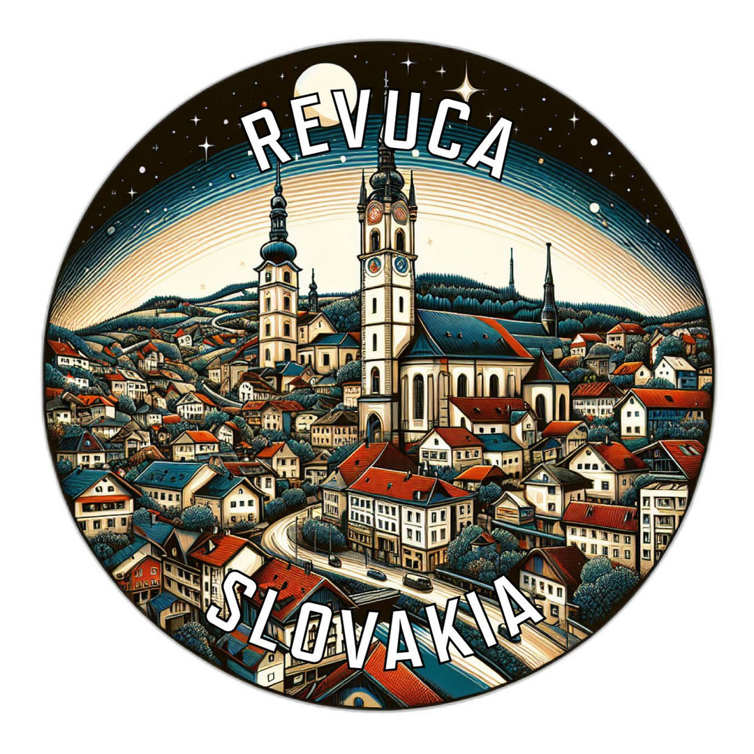 Revuca Slovakia Souvenir Die Cut Flat Magnet Image 1