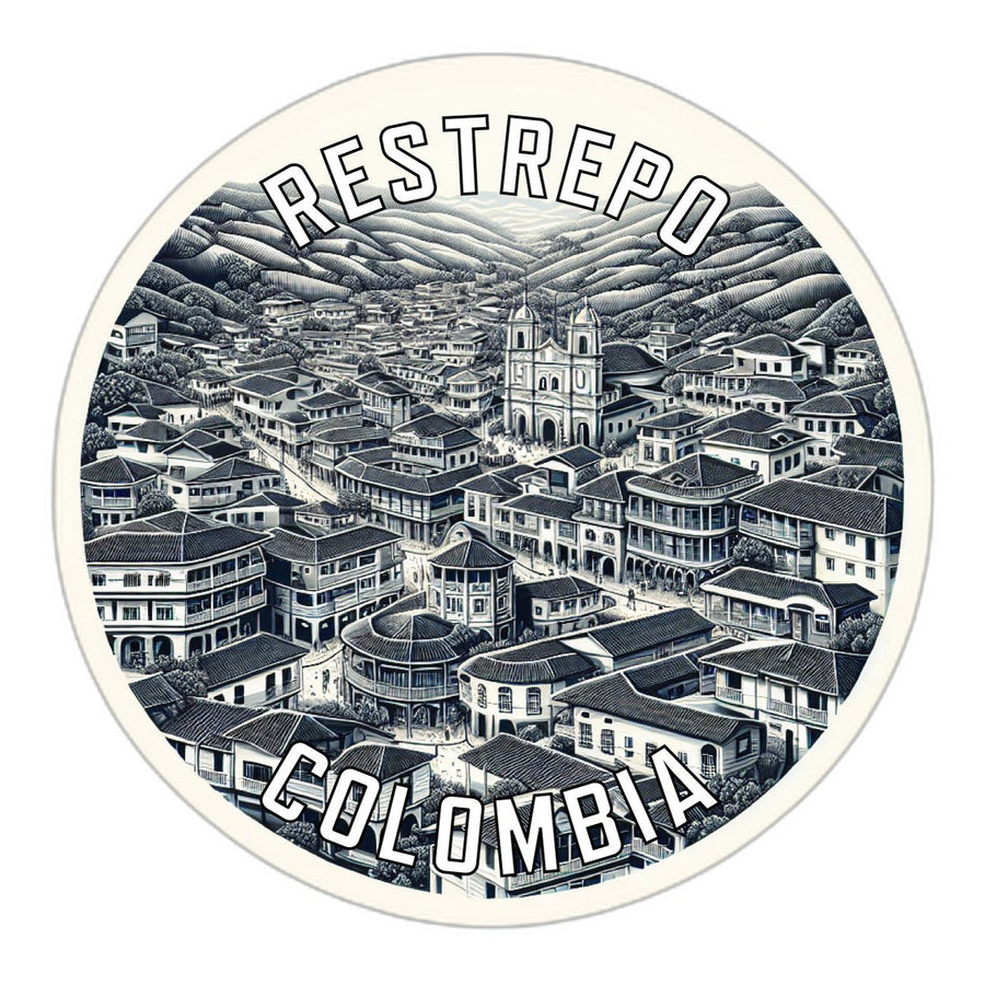 Restrepo Colombia Souvenir Die Cut Flat Magnet Image 1