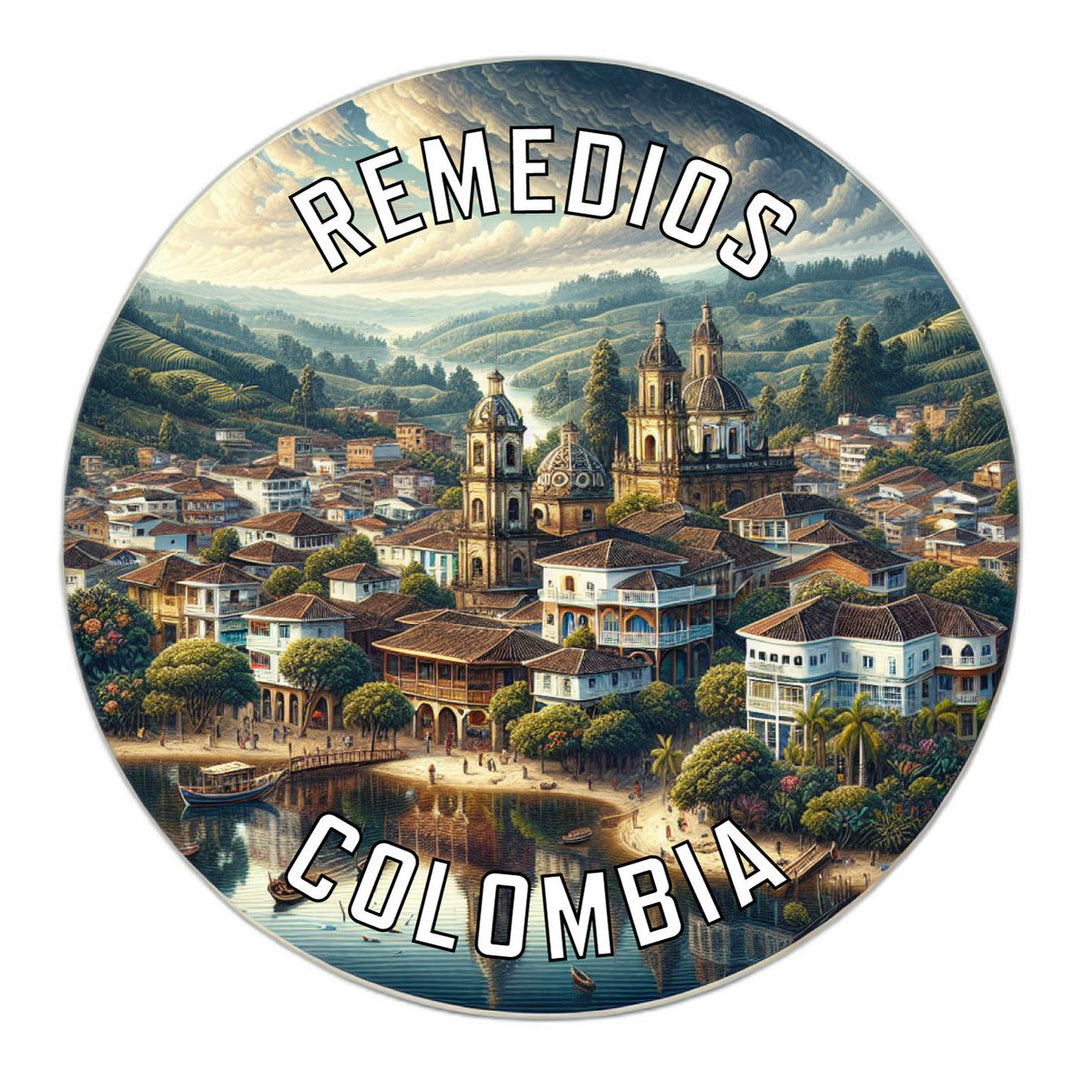 Remedios Colombia Souvenir Die Cut Flat Magnet Image 1