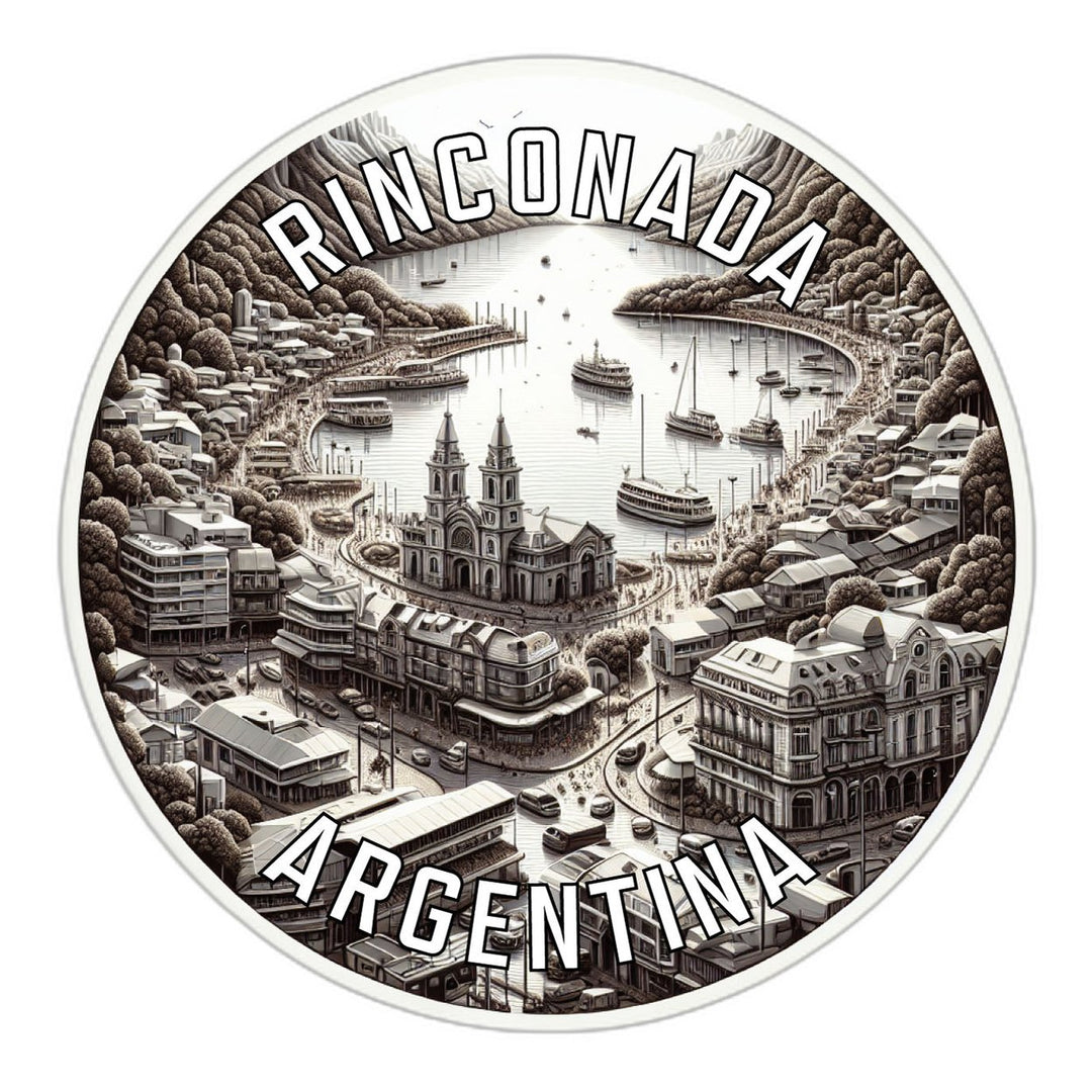 Rinconada Argentina Souvenir Die Cut Flat Magnet Image 1