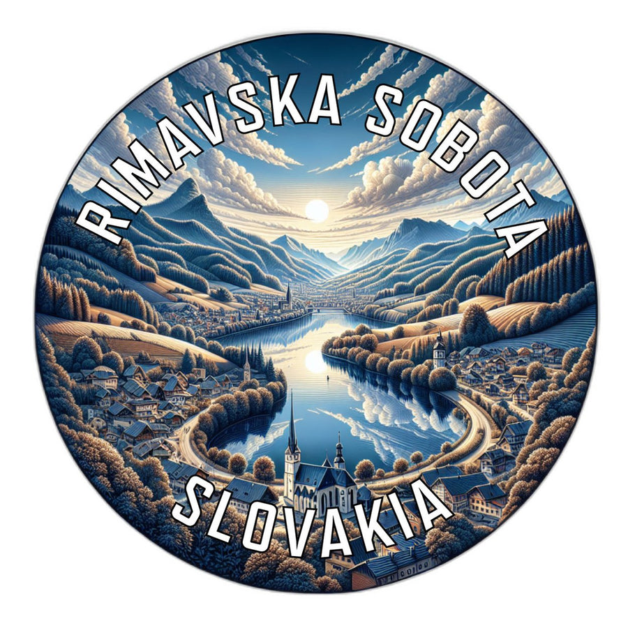 Rimavska Sobota Slovakia Souvenir Die Cut Flat Magnet Image 1