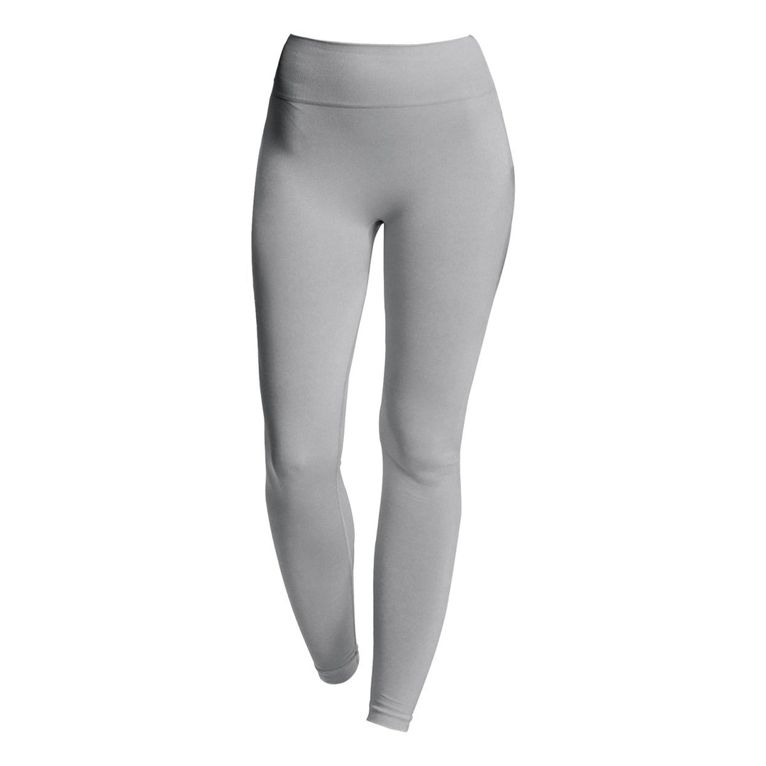 1-Piece Womens Ultra-Soft High-Waist Fleece-Lined Leggings Cozy Winter Warmth and Comfort Image 1