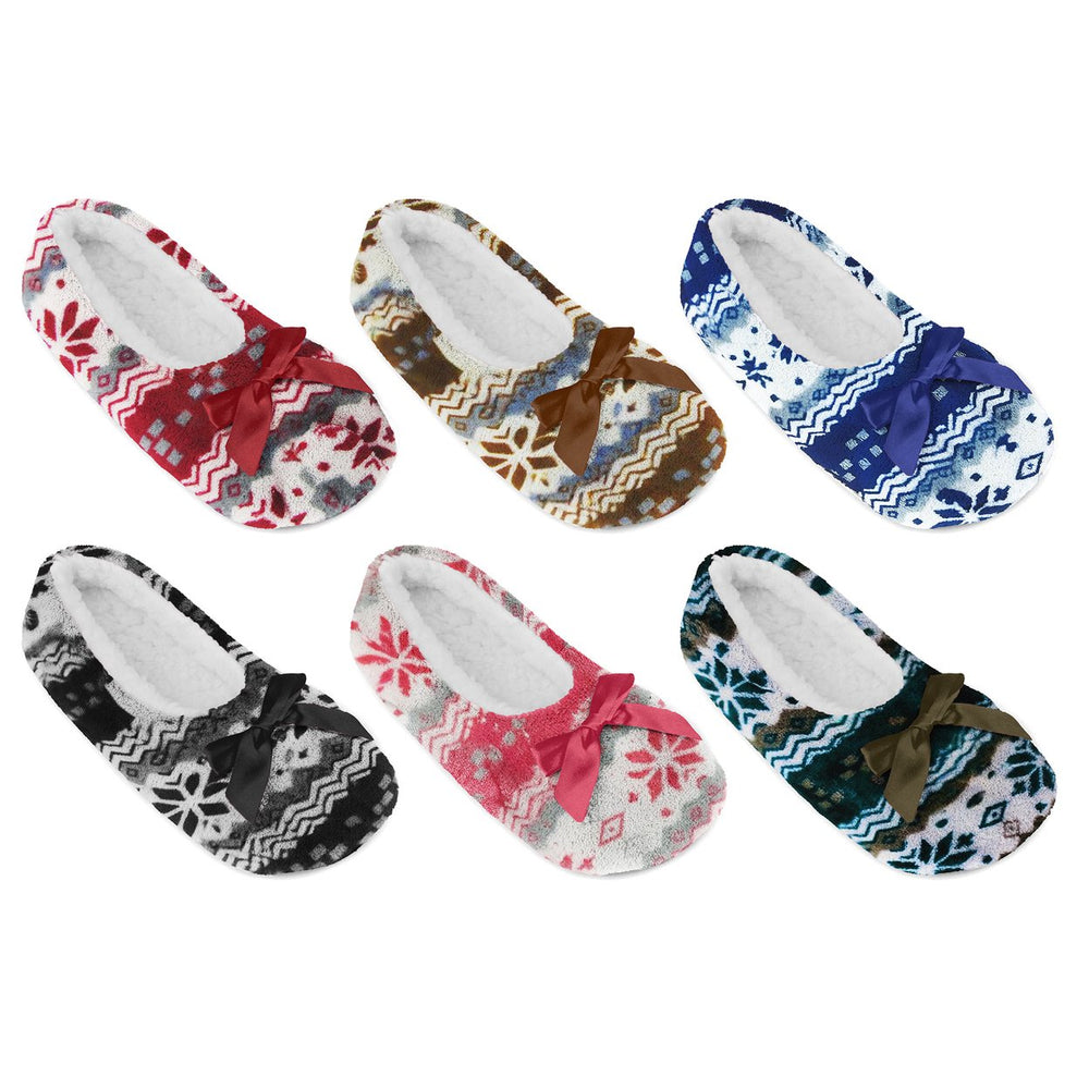 3-Pair Womens Ultra-Soft Cozy Comfy Winter Warm Floor Slipper Socks for Indoors Image 2