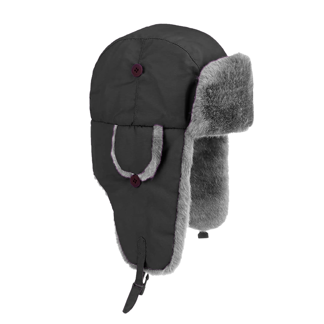 3-Piece Womens Stylish Winter Warm Russian Trapper Ushanka faux Hat Image 8