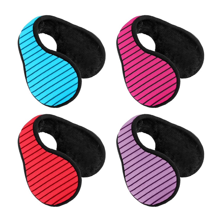 4-Piece Womens Cozy Comfortable Plush and Warm Winter Ear Muffs for Cold Weather Image 11