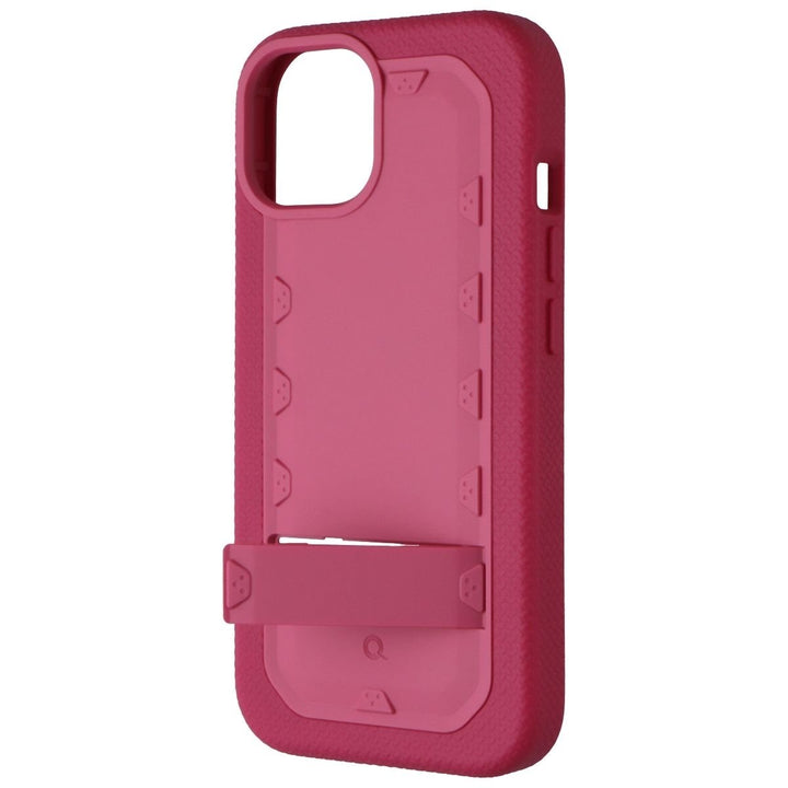 Quikcell Grand Advocate Series Kickstand Case for Apple iPhone 15 - Desert Pink Image 1