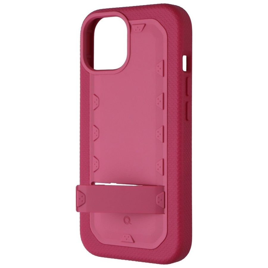 Quikcell Grand Advocate Series Kickstand Case for Apple iPhone 15 - Desert Pink Image 1