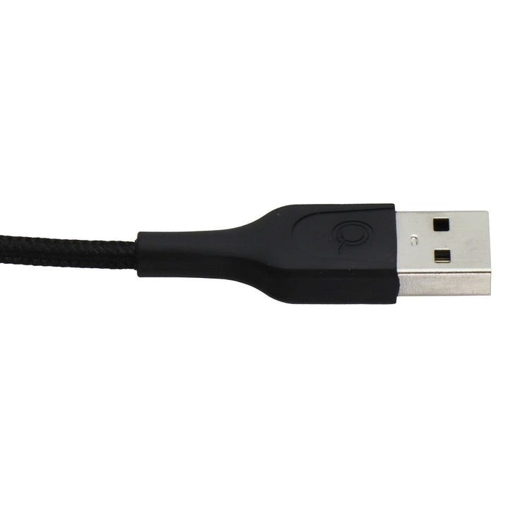 Quikcell 6ft Braided USB-A to USB-C Charging Cable - Black Image 2