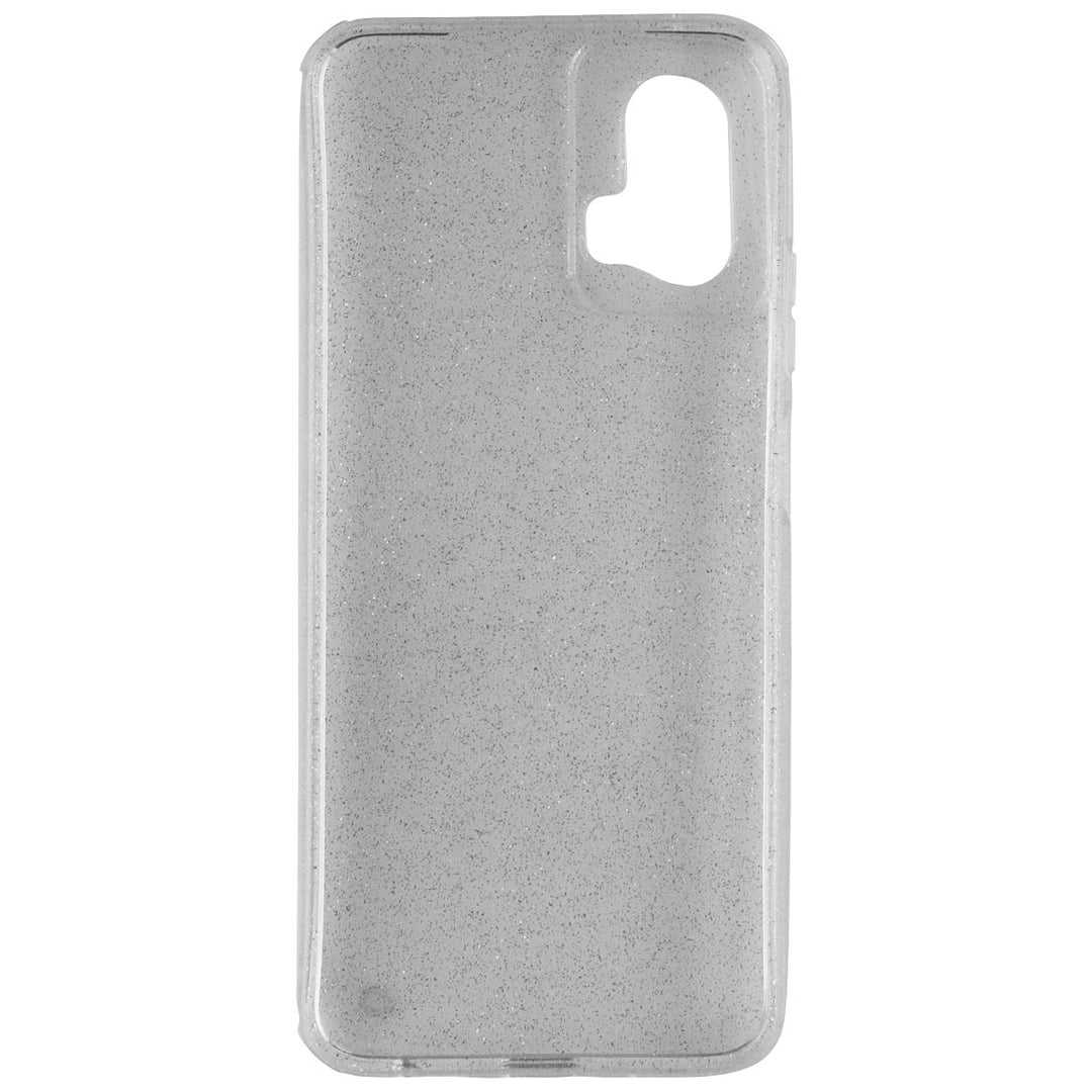 Quikcell Icon Silver Shimmer Case for Moto G Power 5G 2024 - Glitter/Clear Image 3