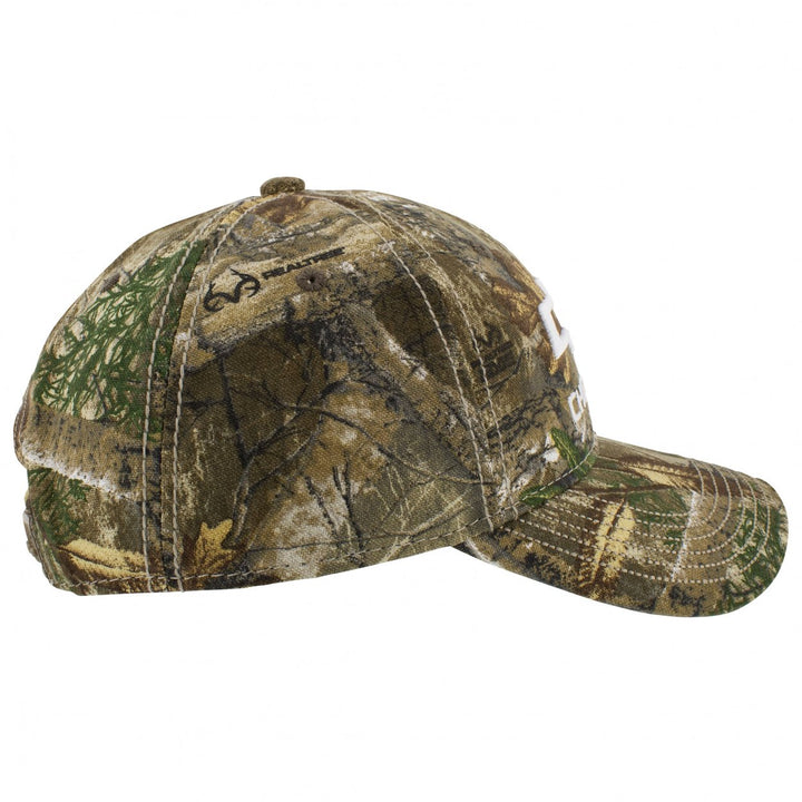 Chevrolet Logo All Over Camo Print Pre-Cuved Adjustable Hat Image 4