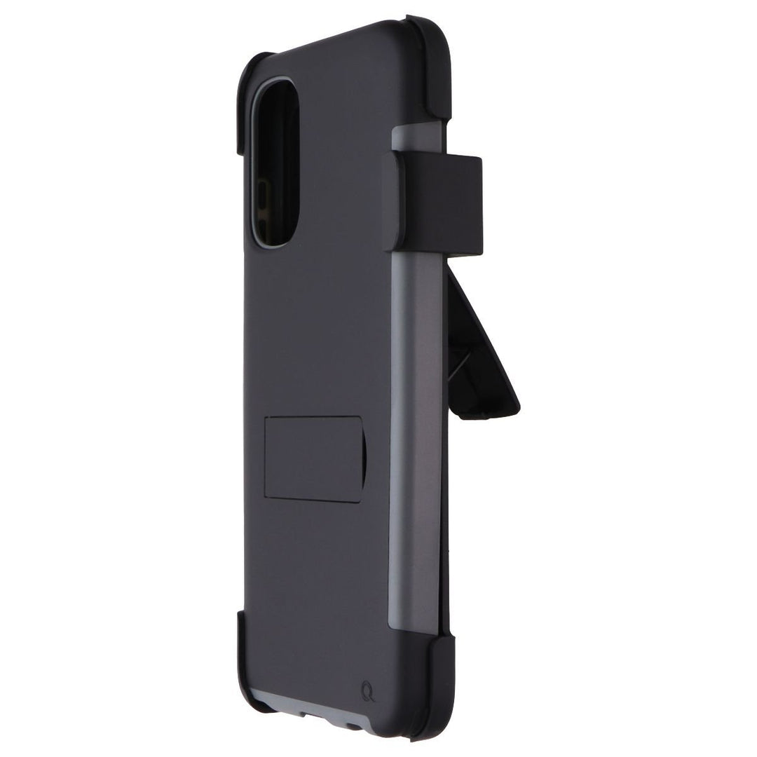 Quikcell Advocate + Holster for Motorola Moto G Stylus (2022) - Steel Black Image 1