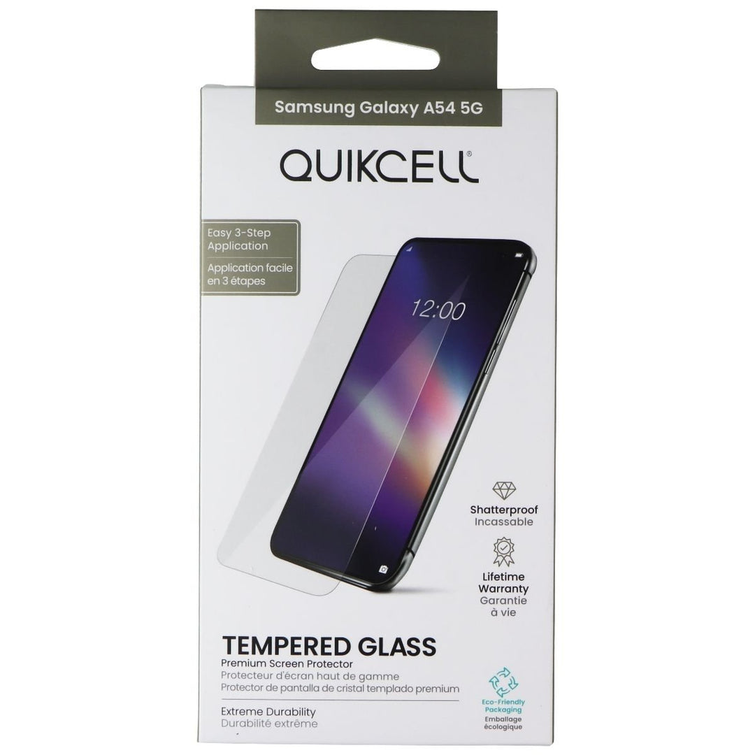 Quikcell Tempered Glass Premium Screen Protector for Samsung Galaxy A54 5G Image 1