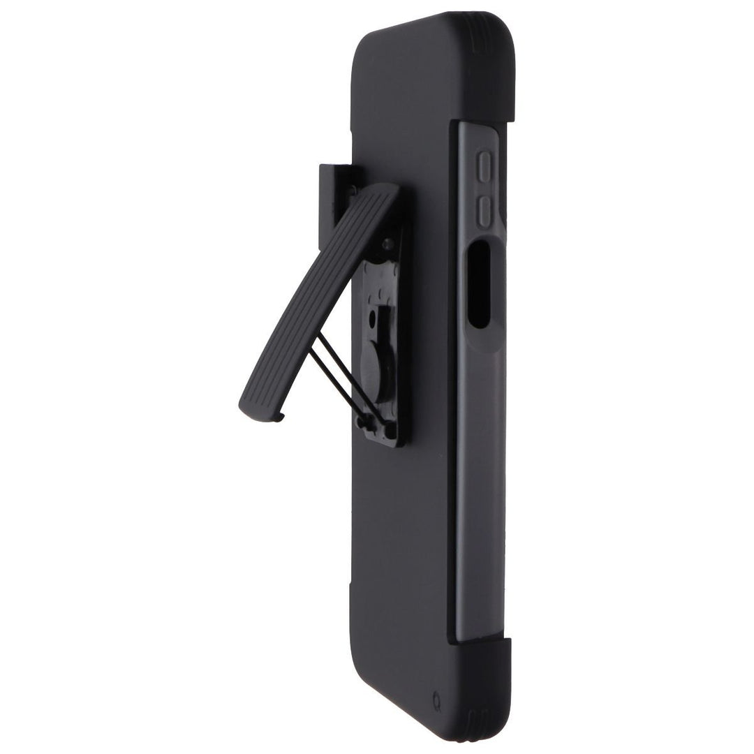 Quikcell Advocate + Holster for Motorola Moto G Stylus (2022) - Steel Black Image 2