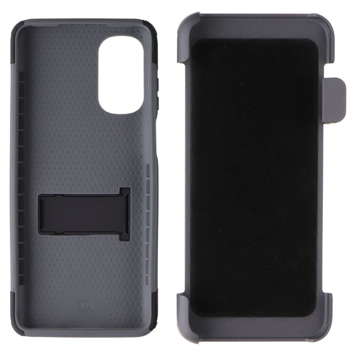 Quikcell Advocate + Holster for Motorola Moto G Stylus (2022) - Steel Black Image 3