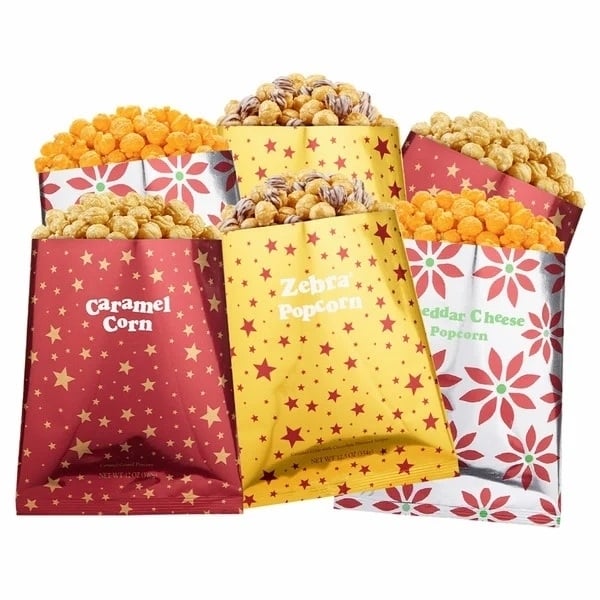 Popcornopolis Let it Snow Popcorn Gift Bag Variety (57.6 Ounce) Image 2