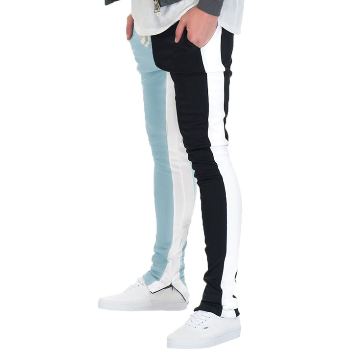 Split Two Tone Track Pants Image 1