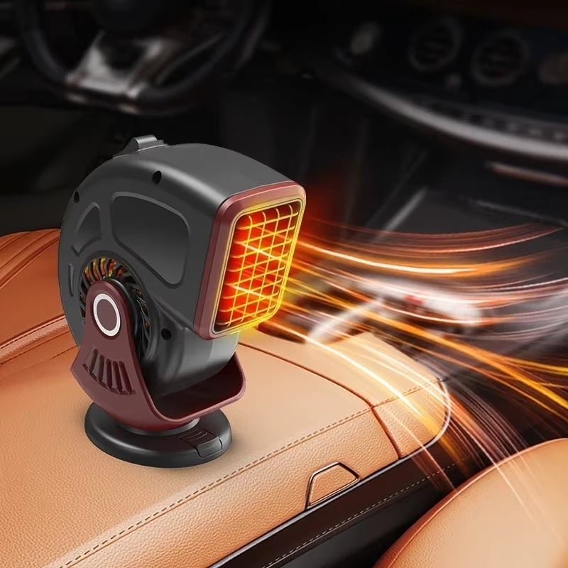 Portable Car Heater Fan - 12V/24V Dual Mode Heater and Cooler for Car/Truck Winter Use Image 1