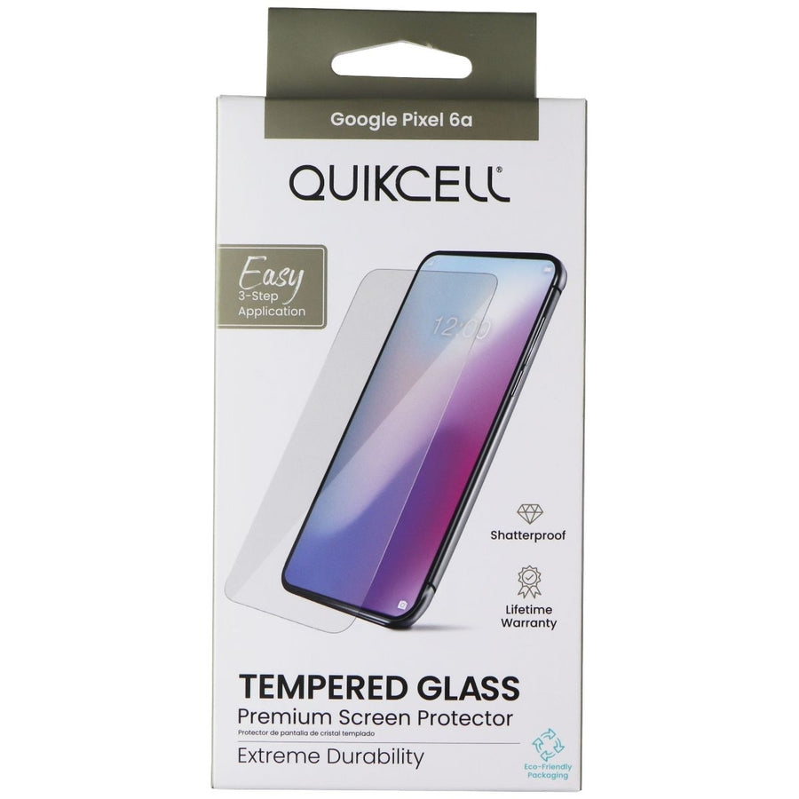 Quikcell Tempered Glass Premium Screen Protector for Google Pixel 6a Image 1