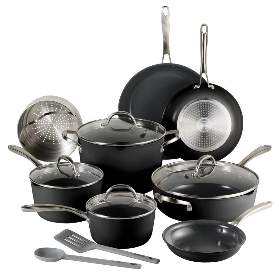 Tramontina Ceramic Non-Stick 12-piece Cookware Set with Utensils Image 1